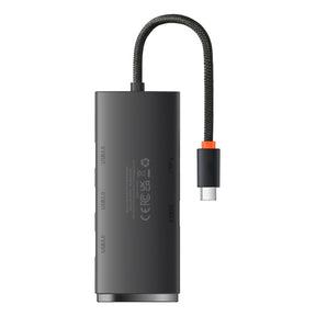 Baseus Lite Series Przejściówka HUB USB-C - 4x USB 3.0 25cm