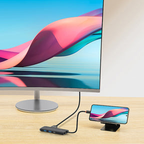 Baseus Lite Series Wielofunkcyjny HUB USB-C – 2x USB 3.0 / USB-C / HDMI 1.4 / SD/TF OTG