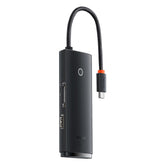 Baseus Lite Series Wielofunkcyjny HUB USB-C – 2x USB 3.0 / USB-C / HDMI 1.4 / SD/TF OTG