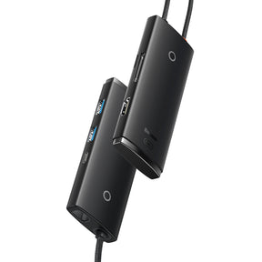 Baseus Lite Series Wielofunkcyjny HUB USB-C – 2x USB 3.0 / USB-C / HDMI 1.4 / SD/TF OTG