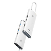 Baseus Lite Series Wielofunkcyjny HUB USB-C 2x USB 3.0 / USB-C PD / HDMI 1.4 / SD/TF