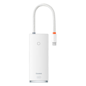 Baseus Lite Series Wielofunkcyjny HUB USB-C 2x USB 3.0 / USB-C PD / HDMI 1.4 / SD/TF
