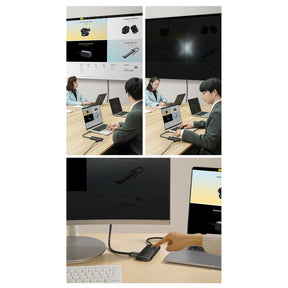 Baseus Lite Series wielofunkcyjny HUB USB-C 2x USB 3.0 / USB-C PD / HDMI 1.4 / SD/TF (WKQX050101)