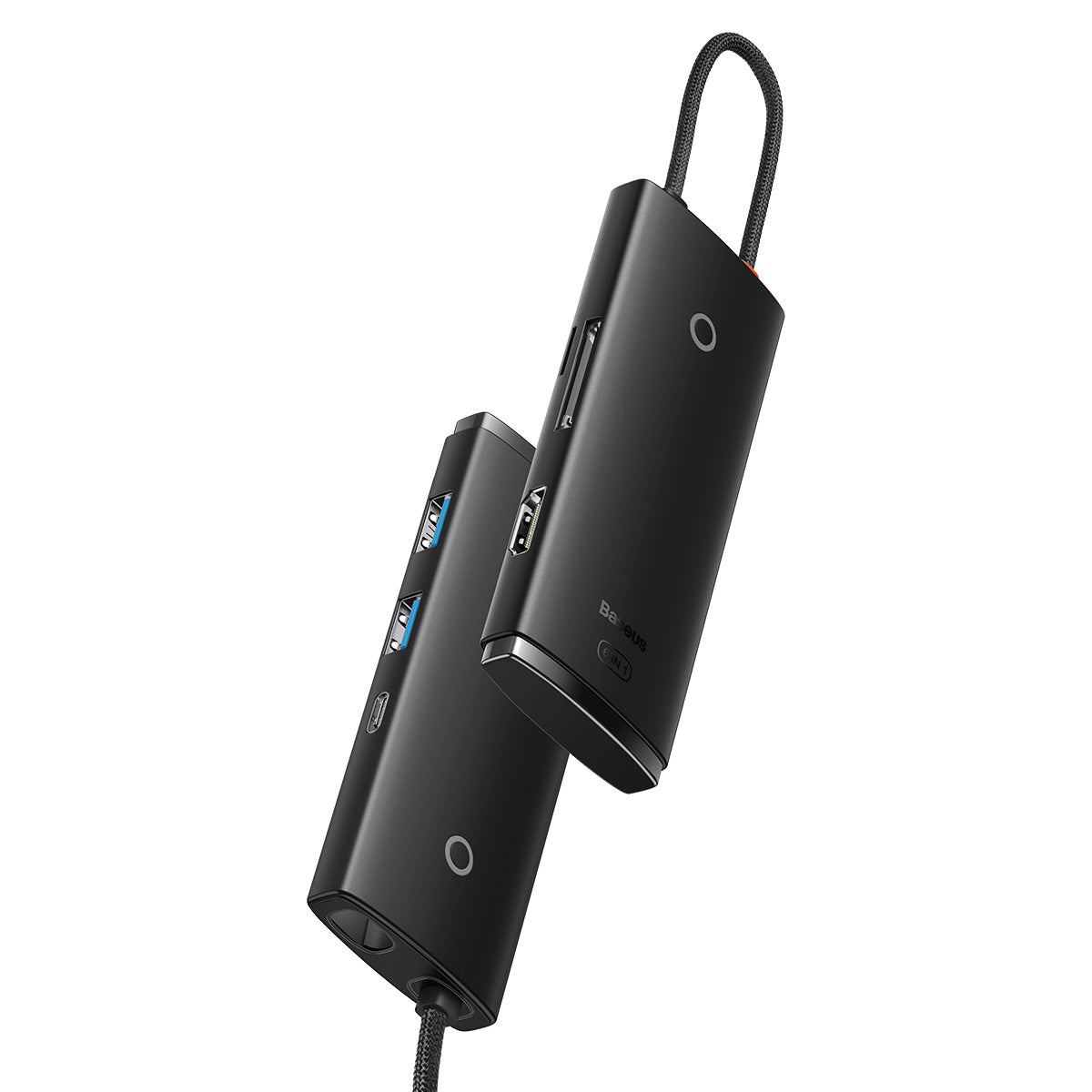 Baseus Lite Series wielofunkcyjny HUB USB-C 2x USB 3.0 / USB-C PD / HDMI 1.4 / SD/TF (WKQX050101)