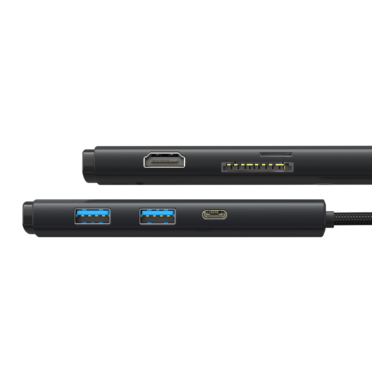 Baseus Lite Series wielofunkcyjny HUB USB-C 2x USB 3.0 / USB-C PD / HDMI 1.4 / SD/TF (WKQX050101)