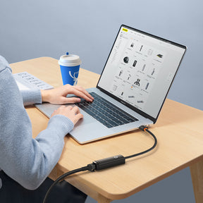 Baseus Lite Series Zewnętrzna karta sieciowa USB-C – RJ45 1Gbps