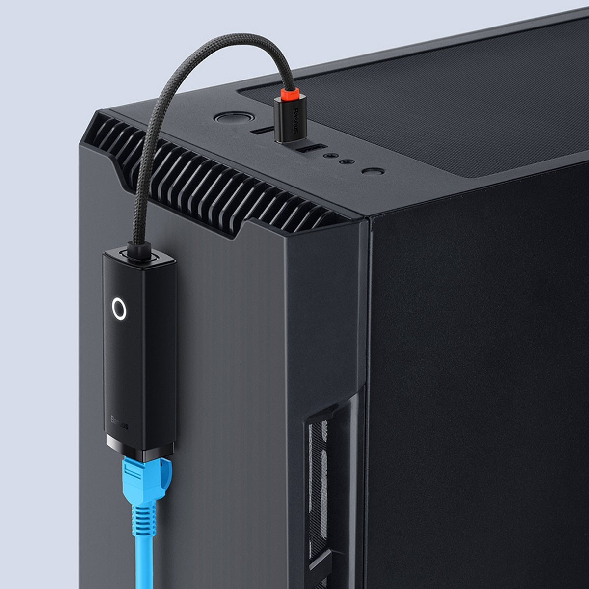 Baseus Lite Series Zewnętrzna karta sieciowa USB-C – RJ45 1Gbps