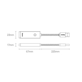 Baseus Lite Series Zewnętrzna karta sieciowa USB-C – RJ45 1Gbps