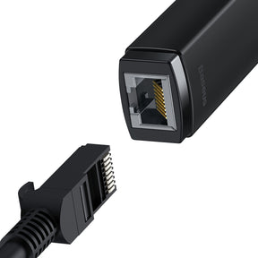 Baseus Lite Series Zewnętrzna karta sieciowa USB-C – RJ45 1Gbps