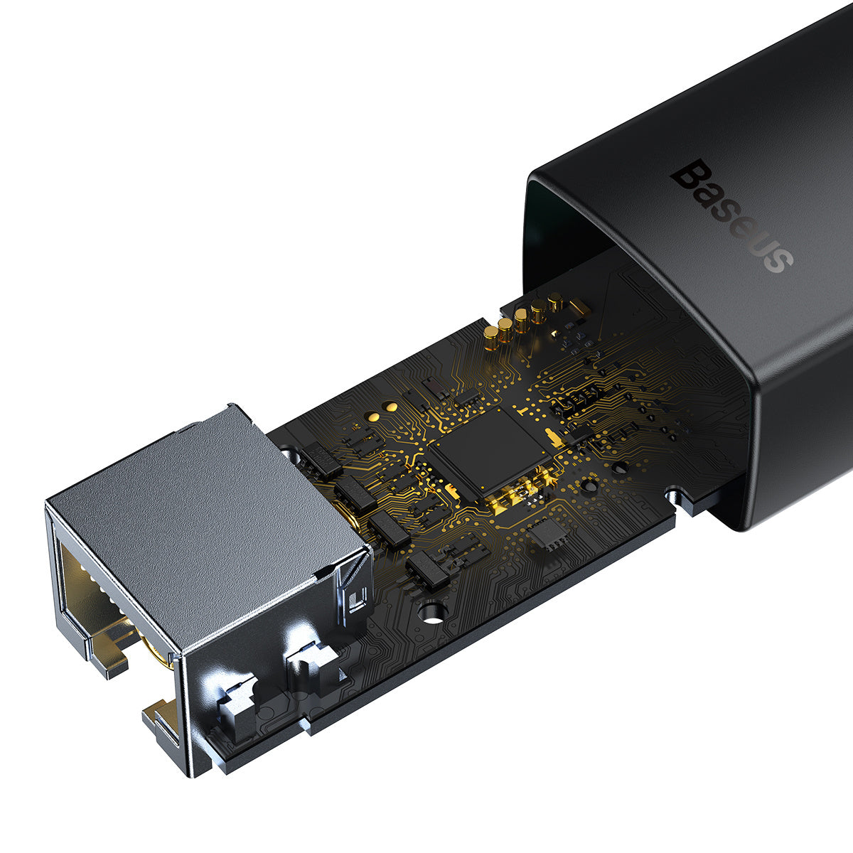 Baseus Lite Series Zewnętrzna karta sieciowa USB-C – RJ45 1Gbps
