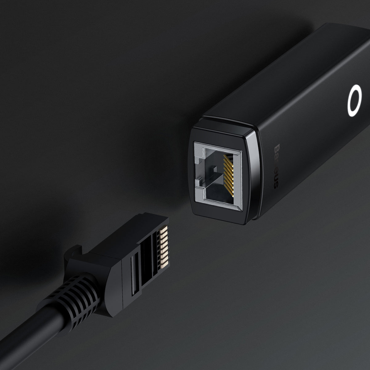 Baseus Lite Series Zewnętrzna karta sieciowa USB-C – RJ45 1Gbps