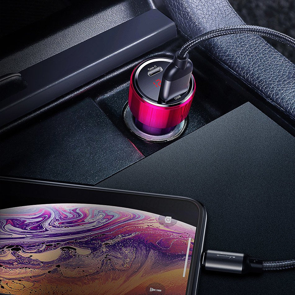 Baseus Magic Series Dual QC Ładowarka samochodowa Quick Charge 3.0 2x USB 45W 6A