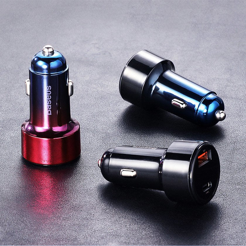 Baseus Magic Series Dual QC Ładowarka samochodowa Quick Charge 3.0 2x USB 45W 6A