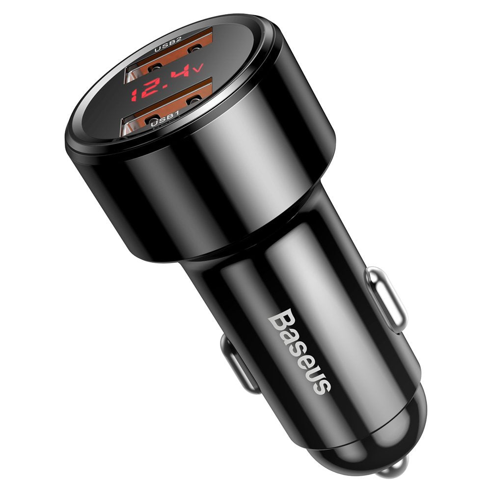 Baseus Magic Series Dual QC Ładowarka samochodowa Quick Charge 3.0 2x USB 45W 6A