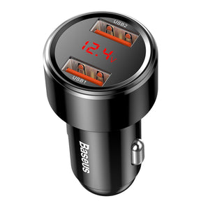 Baseus Magic Series Dual QC Ładowarka samochodowa Quick Charge 3.0 2x USB 45W 6A