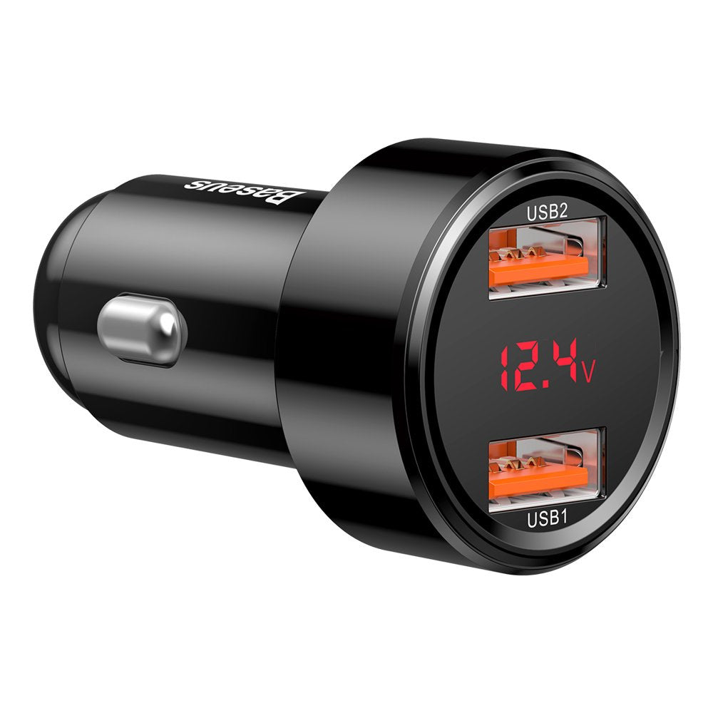 Baseus Magic Series Dual QC Ładowarka samochodowa Quick Charge 3.0 2x USB 45W 6A