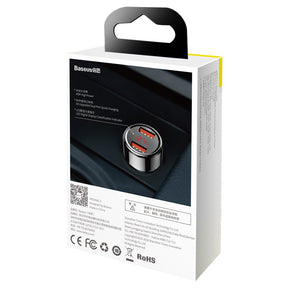 Baseus Magic Series Dual QC Ładowarka samochodowa Quick Charge 3.0 2x USB 45W 6A