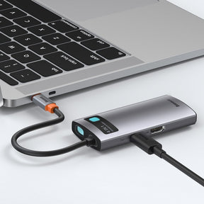 Baseus Metal Gleam 4w1 wielofunkcyjny HUB USB Typ C