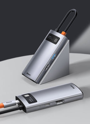 Baseus Metal Gleam 4w1 wielofunkcyjny HUB USB Typ C