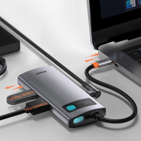 Baseus Metal Gleam 4w1 wielofunkcyjny HUB USB Typ C