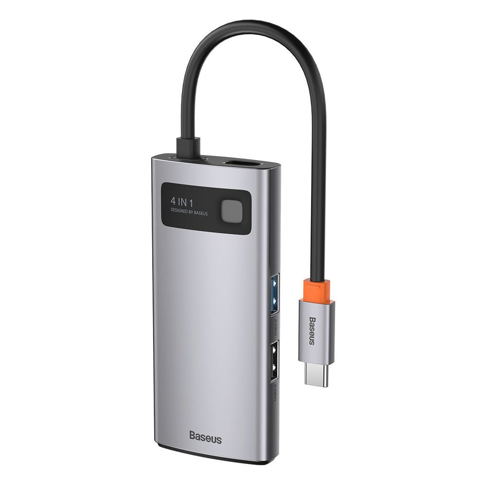 Baseus Metal Gleam 4w1 wielofunkcyjny HUB USB Typ C