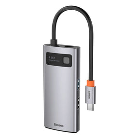 Baseus Metal Gleam 4w1 wielofunkcyjny HUB USB Typ C