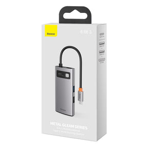 Baseus Metal Gleam 4w1 wielofunkcyjny HUB USB Typ C