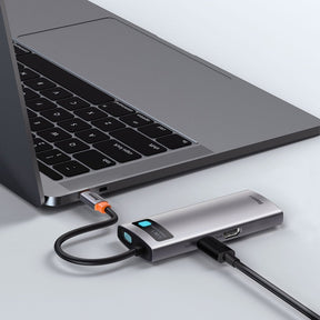 Baseus Metal Gleam 5w1 wielofunkcyjny HUB USB Typ C