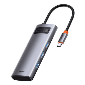 Baseus Metal Gleam 5w1 wielofunkcyjny HUB USB Typ C
