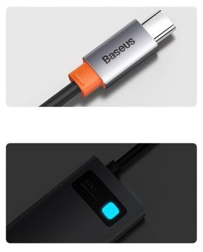 Baseus Metal Gleam 5w1 wielofunkcyjny HUB USB Typ C