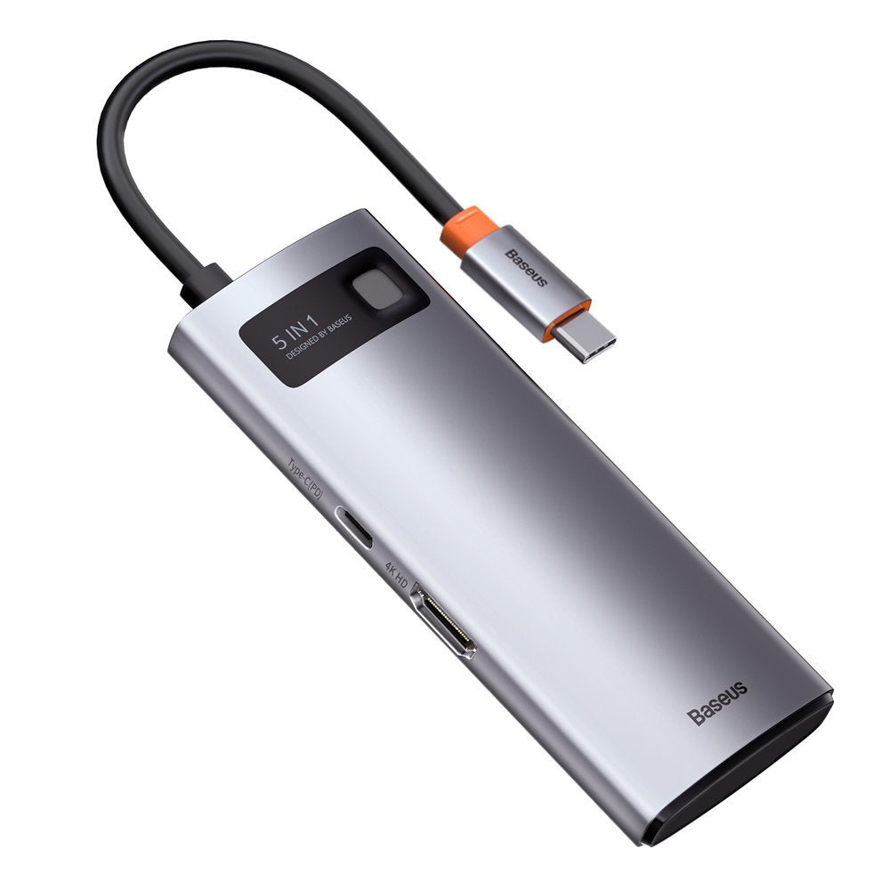 Baseus Metal Gleam 5w1 wielofunkcyjny HUB USB Typ C