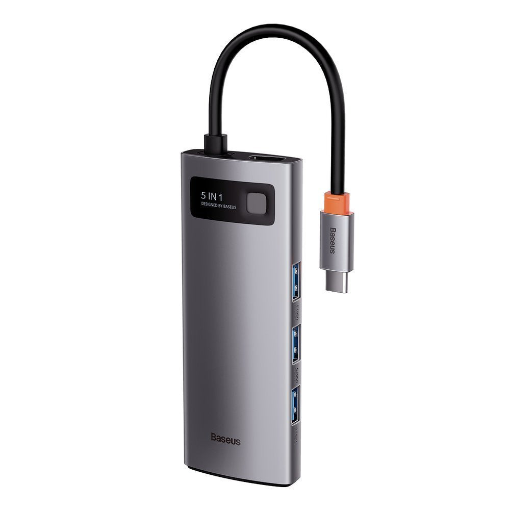 Baseus Metal Gleam 5w1 wielofunkcyjny HUB USB Typ C