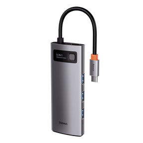Baseus Metal Gleam 5w1 wielofunkcyjny HUB USB Typ C