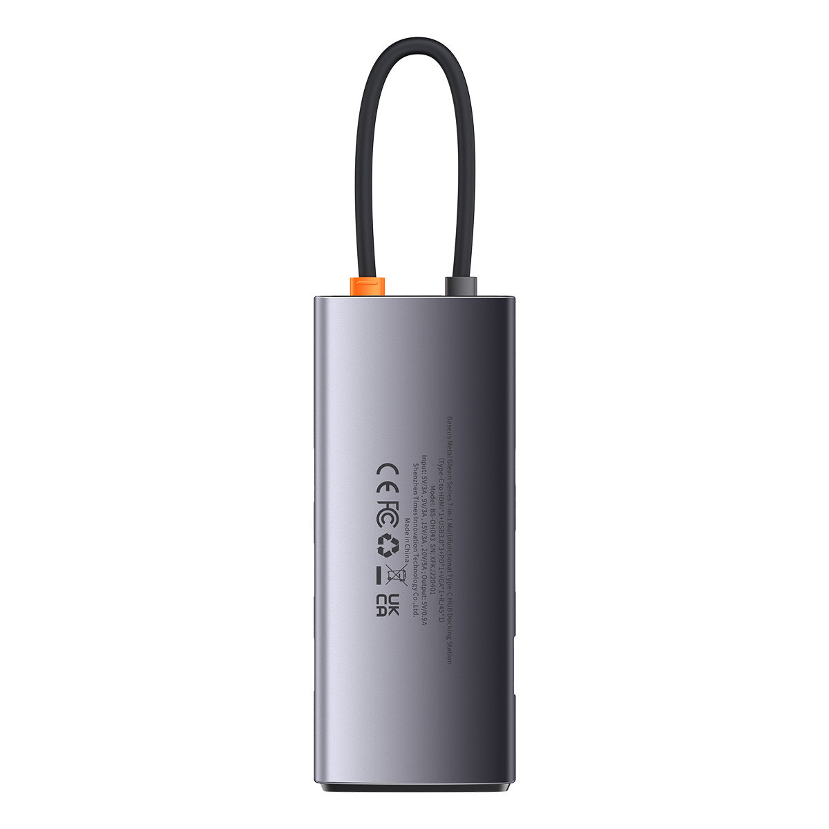 Baseus Metal Gleam Series Stacja dokująca HUB 7 w 1 USB-C