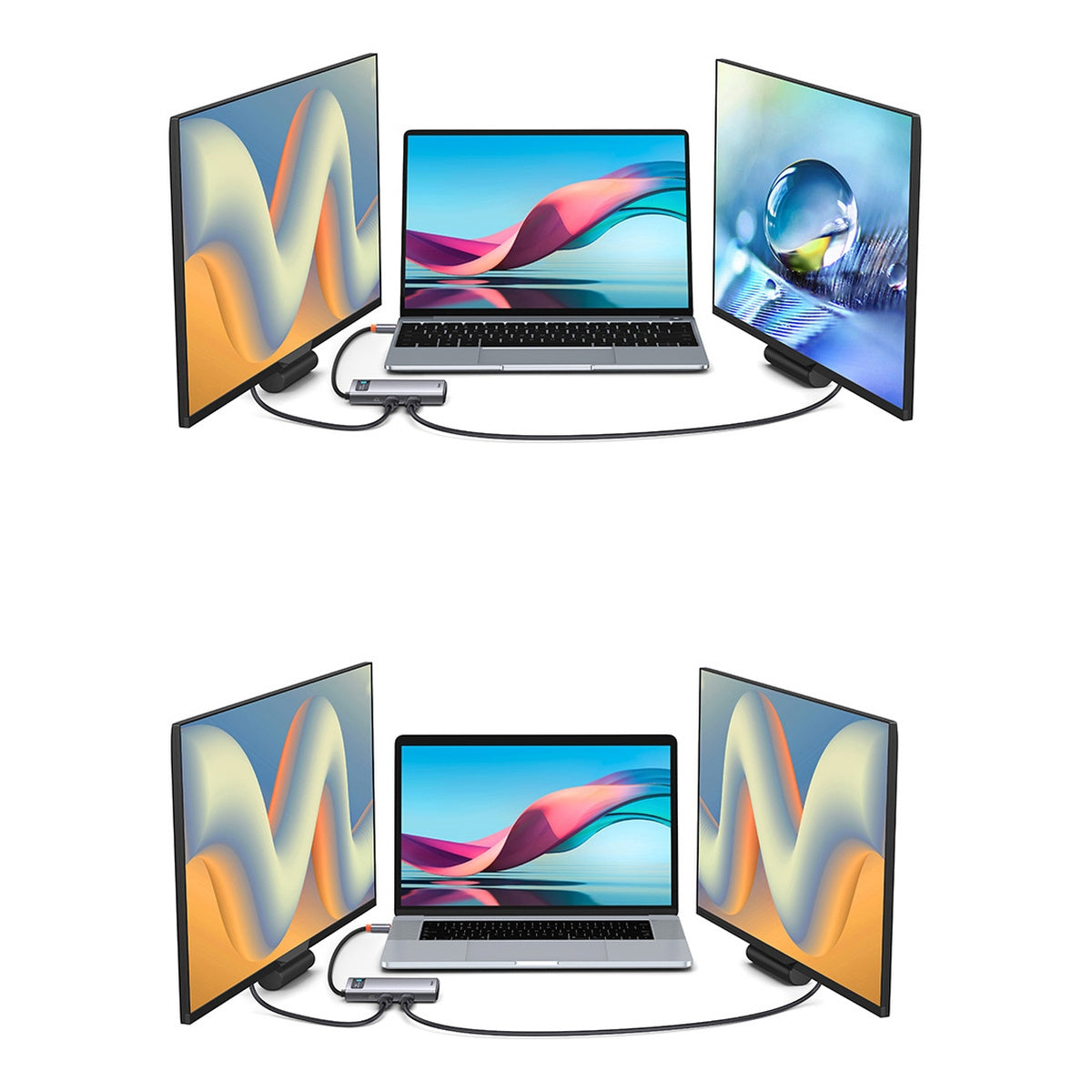 Baseus Metal Gleam Series Stacja dokująca HUB 7 w 1 USB-C