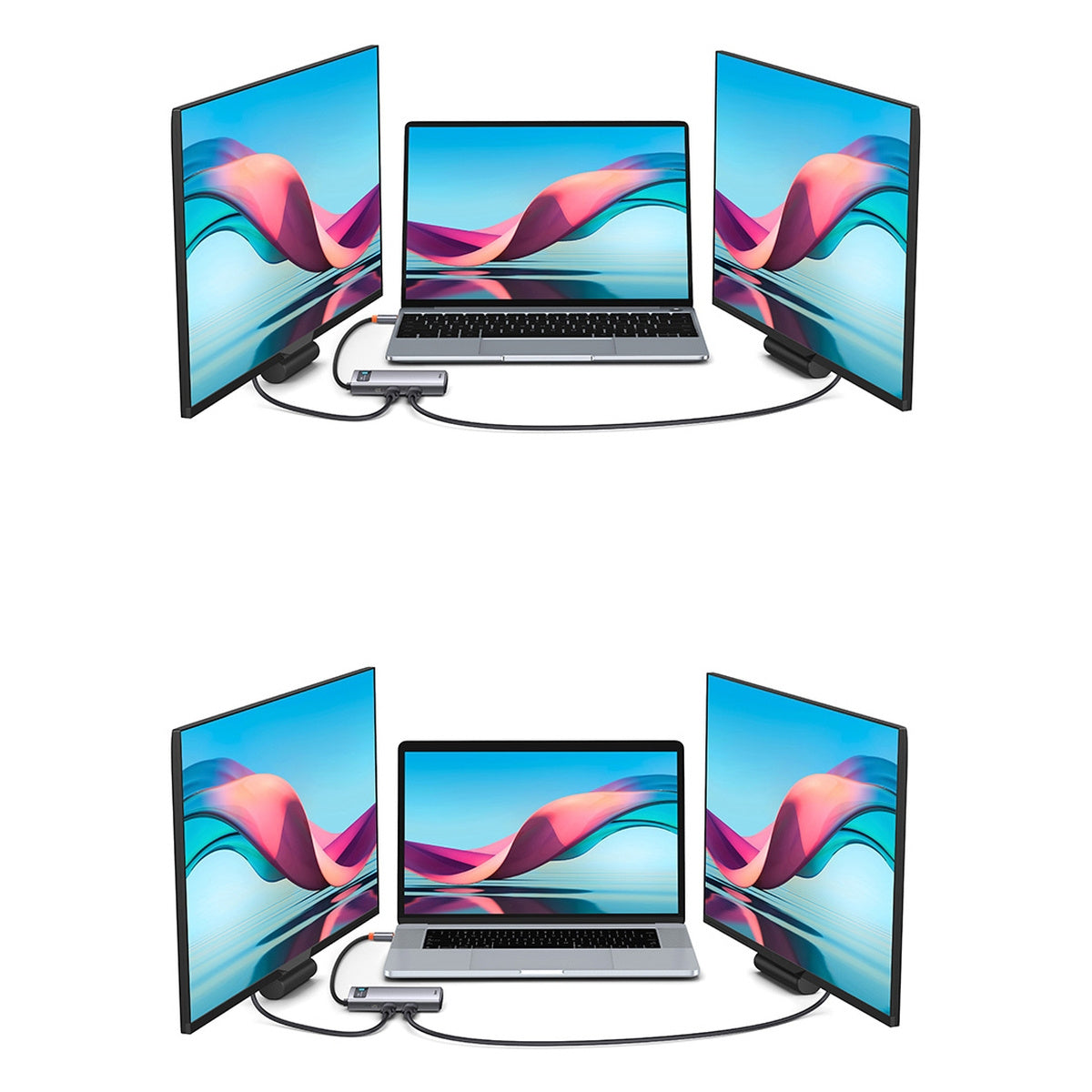 Baseus Metal Gleam Series Stacja dokująca HUB 7 w 1 USB-C