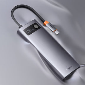 Baseus Metal Gleam Series Stacja dokująca HUB 7 w 1 USB-C