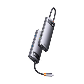 Baseus Metal Gleam Series Stacja dokująca HUB 7 w 1 USB-C