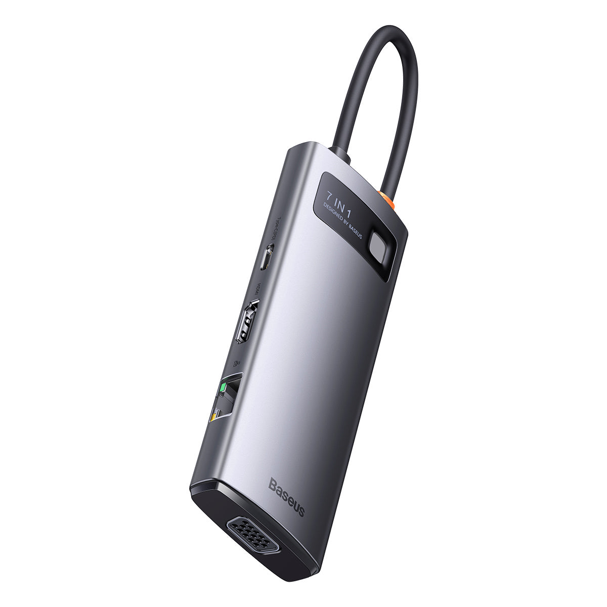 Baseus Metal Gleam Series Stacja dokująca HUB 7 w 1 USB-C