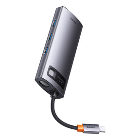 Baseus Metal Gleam Series Stacja dokująca HUB 7 w 1 USB-C