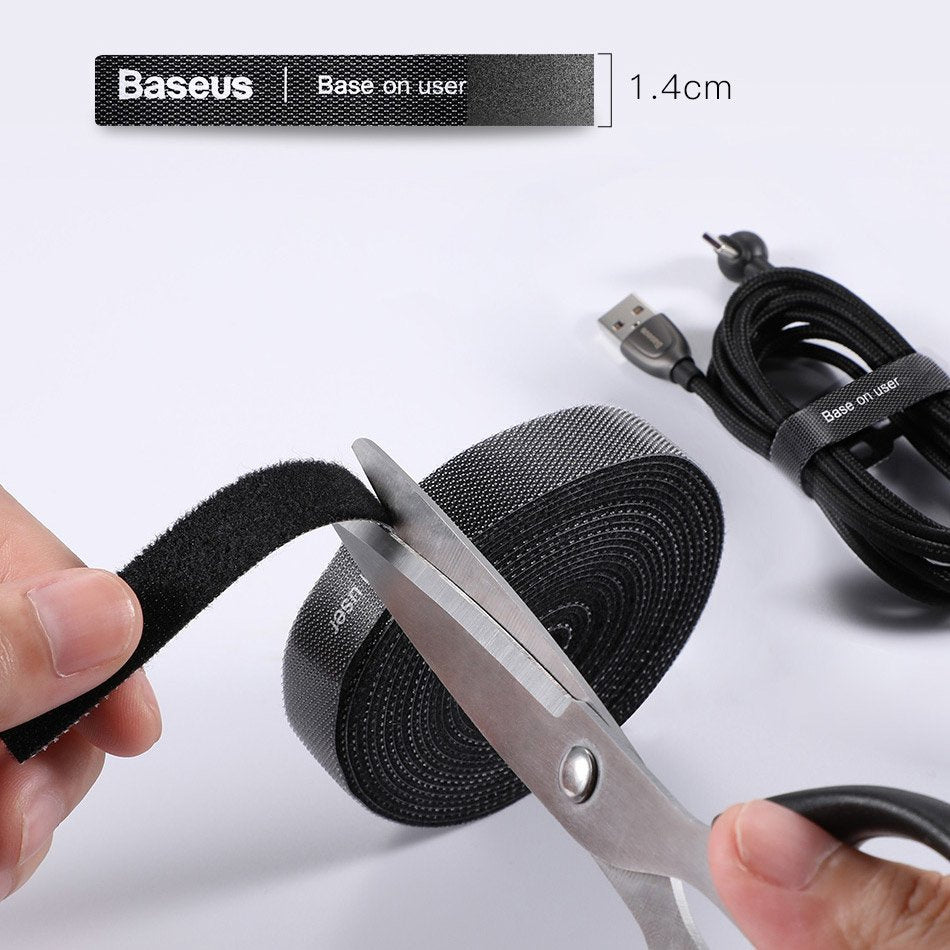 Baseus Rainbow Circle Taśma rzepowa organizer kabli 3m