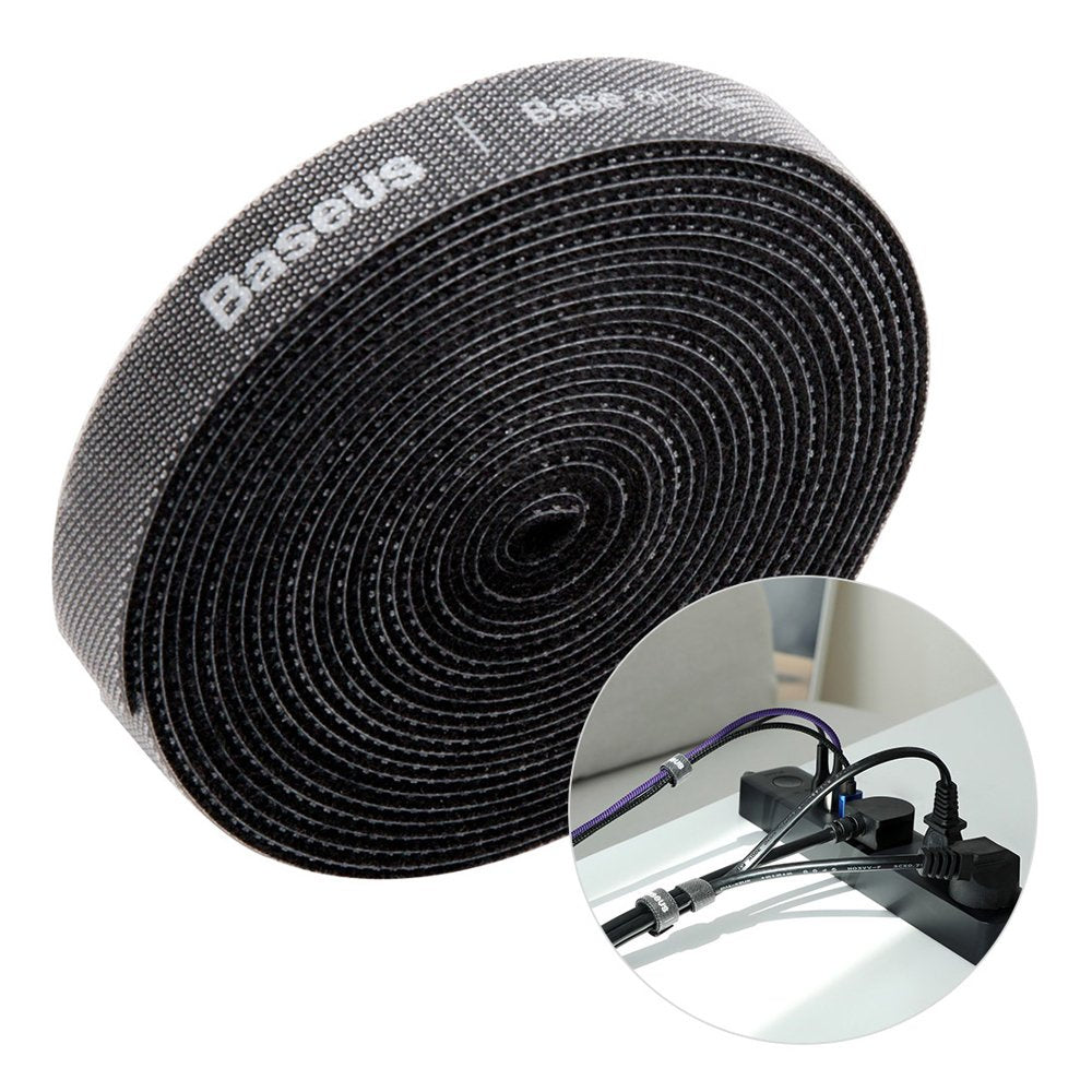 Baseus Rainbow Circle Taśma rzepowa organizer kabli 3m
