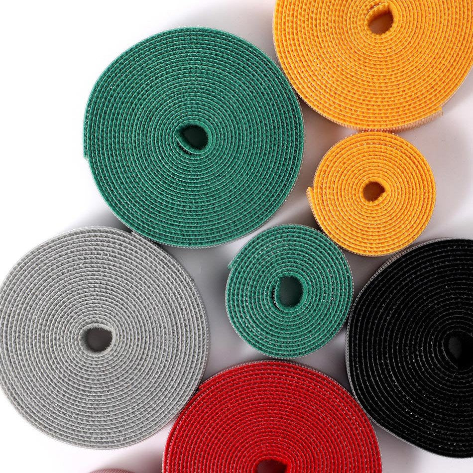 Baseus Rainbow Circle hook and loop Straps – taśma rzepowa organizer kabli 3m