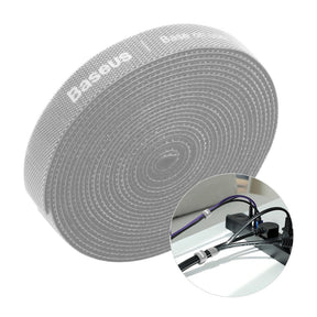 Baseus Rainbow Circle hook and loop Straps – taśma rzepowa organizer kabli 3m