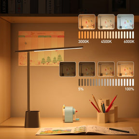 Baseus Smart Eye bezprzewodowa biurkowa lampka LED z akumulatorem 2200 mAh