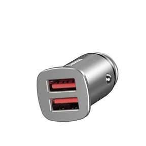 Baseus Square inteligentna ładowarka samochodowa 2x USB QC3.0 Quick Charge 3.0 SCP AFC 30W