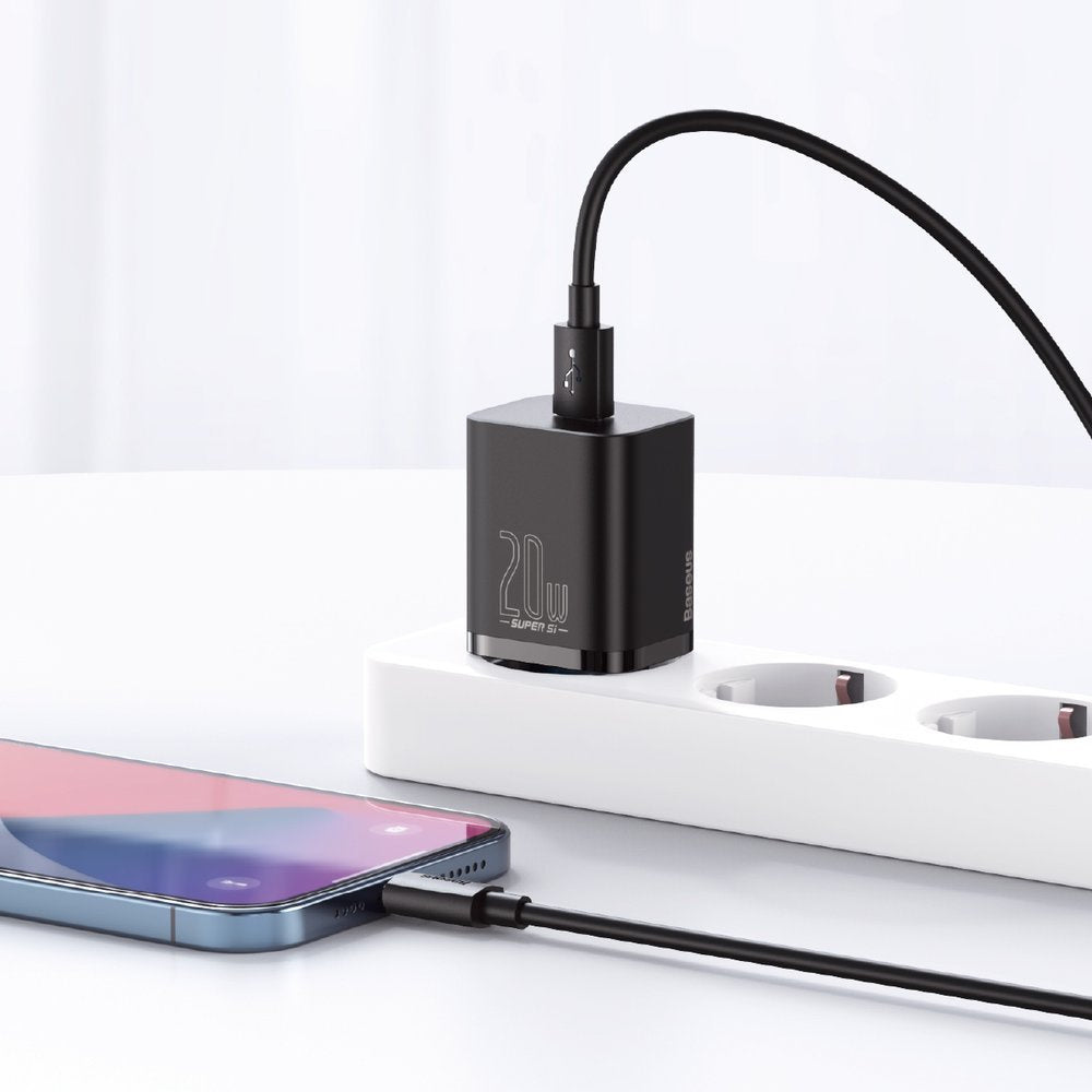Baseus Super Si 1C szybka ładowarka USB Typ C 20 W Power Delivery