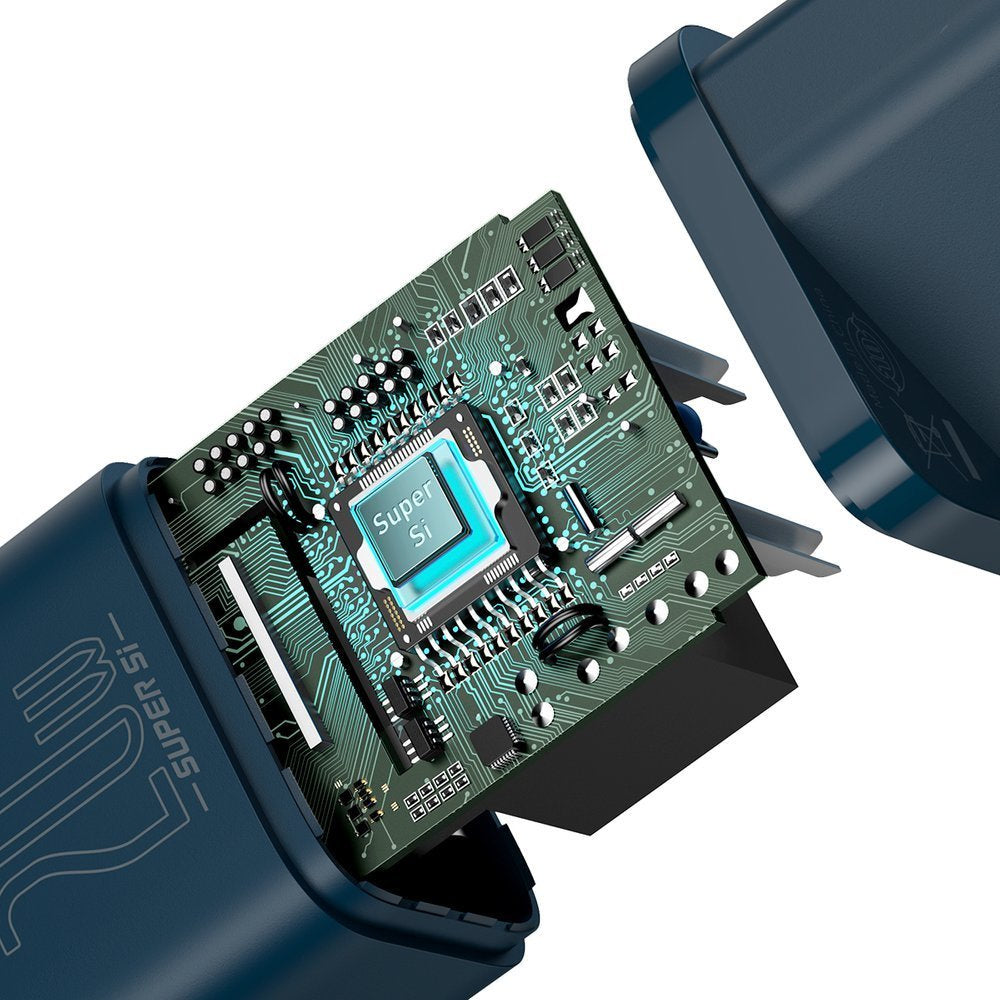 Baseus Super Si 1C szybka ładowarka sieciowa USB-C 20W Power Delivery