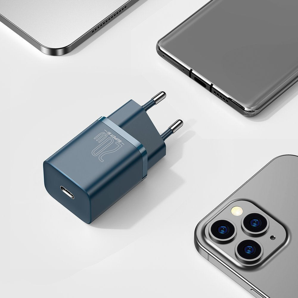 Baseus Super Si 1C szybka ładowarka sieciowa USB-C 20W Power Delivery