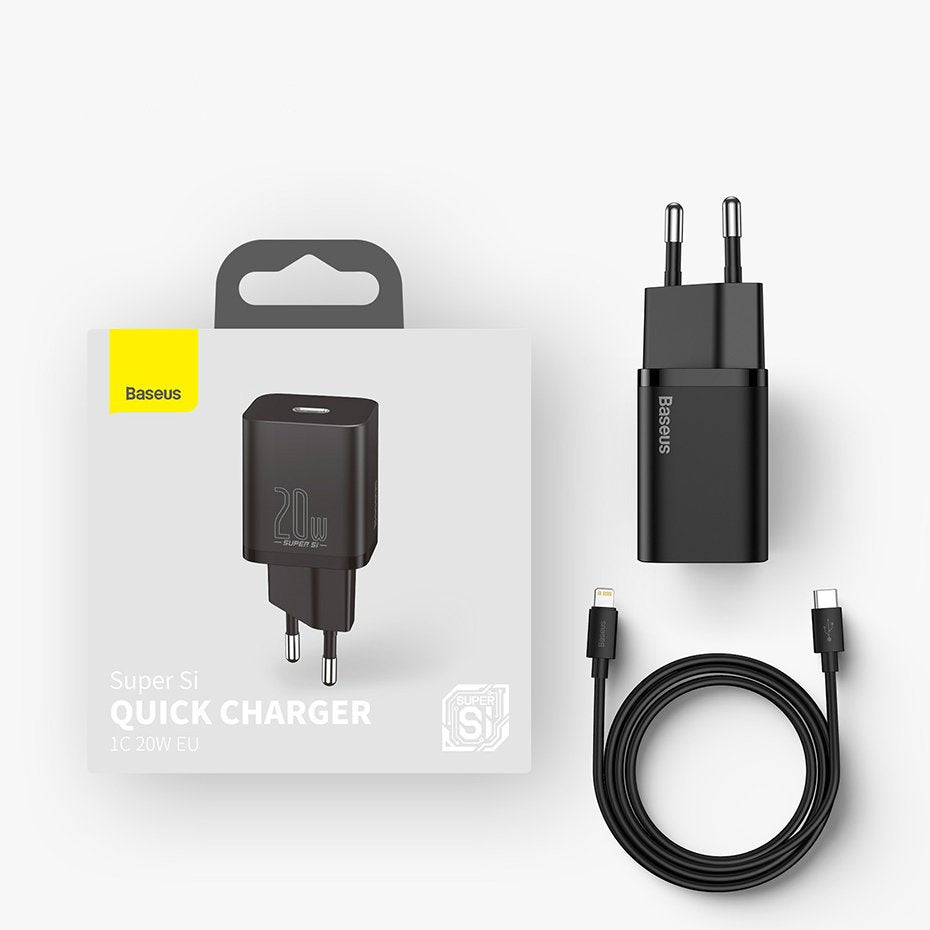 Baseus Super Si 1C szybka ładowarka USB Typ C 20W Power Delivery
